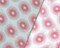 White-Red Poly Abstract Printed Chiffon Woven Fabric By the Yard